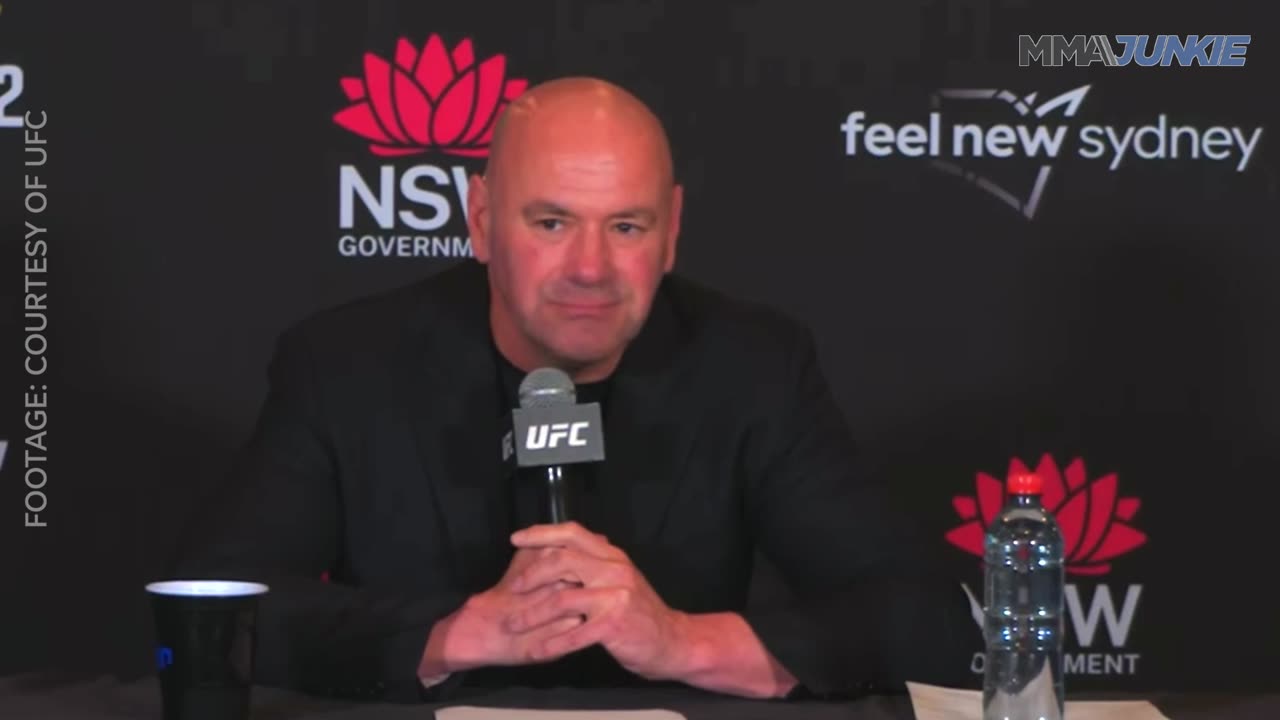 Dana White Reacts to Sean Strickland's Loss to Du Plessis, Rips Australian Media