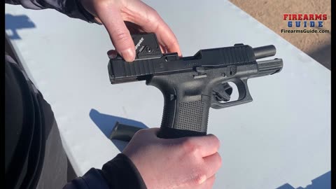 GLOCK x AIMPOINT COA optic pistols at the range