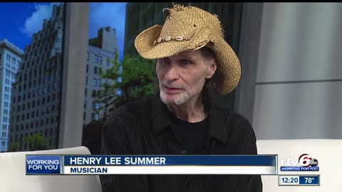 September 3, 2019 - Henry Lee Summer Visits WRTV Noon Newscast