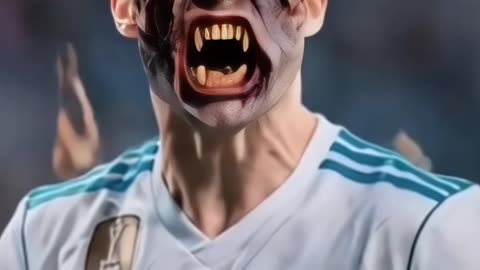 Ronaldo in zombie style