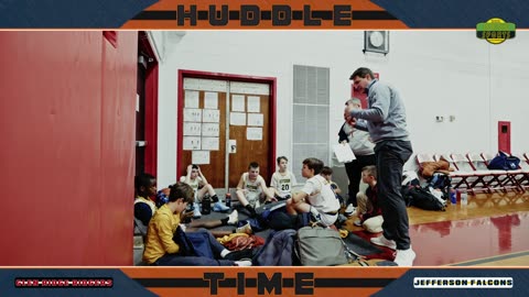 BASKETBALL | HUDDLE TIME | GLEN RIDGE RIDGERS vs JEFFERSON FALCONS 🏀