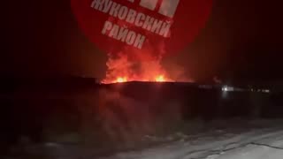 🔥🔥🔥 A plastic factory is on fire in the Kaluga region, Russia.