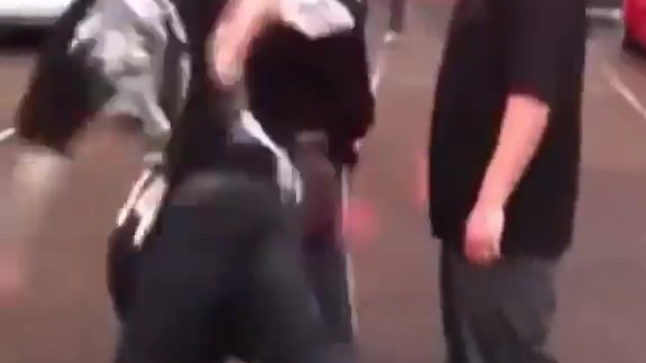 He swings he misses