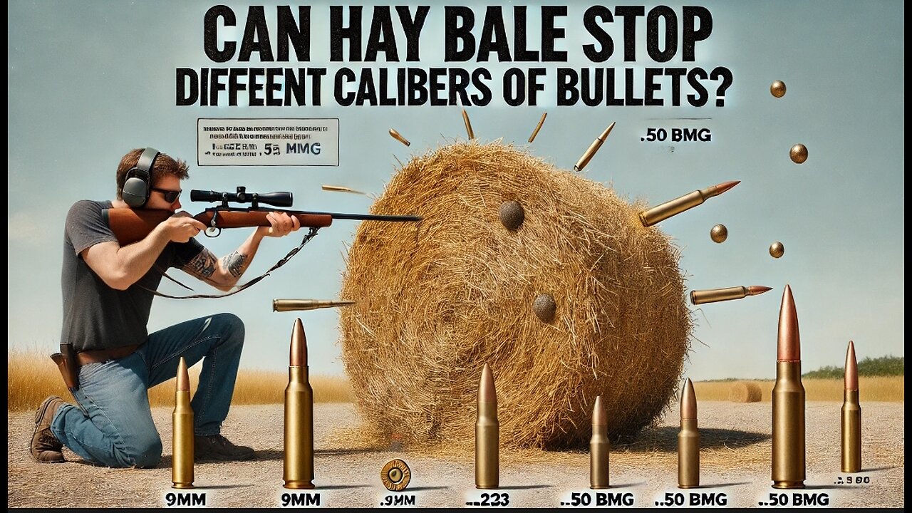 Hay Bales 🆚 Different Clebre of Bullets