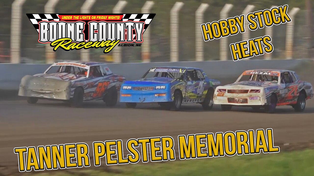 Tanner Pelster Memorial | Hobby Stock Heats | Boone County Raceway | 7-8-2024