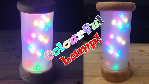 DIY LED Lamp – Plexi Tubes, Wood & Light in One Stunning Project!