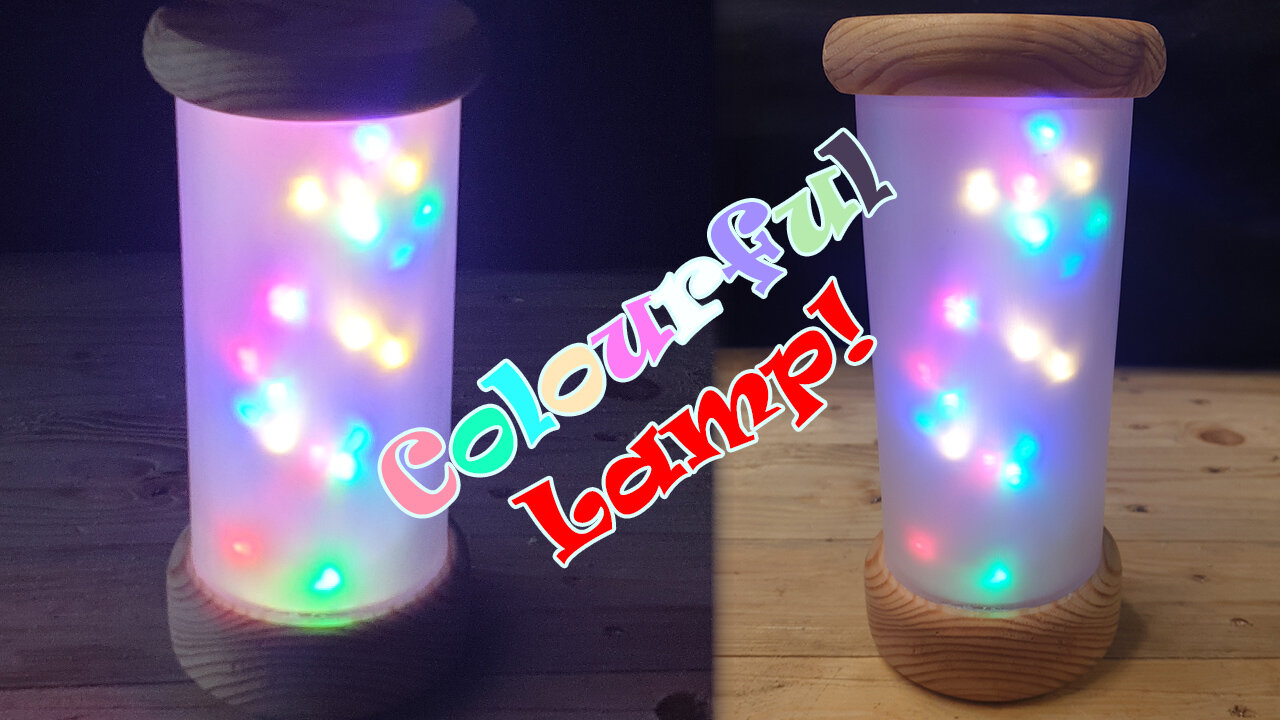DIY LED Lamp – Plexi Tubes, Wood & Light in One Stunning Project!