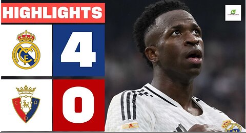 REAL MADRID 4 - 0 CA OSASUNA I HIGHLIGHTS LALIGA EA SPORTS-2025