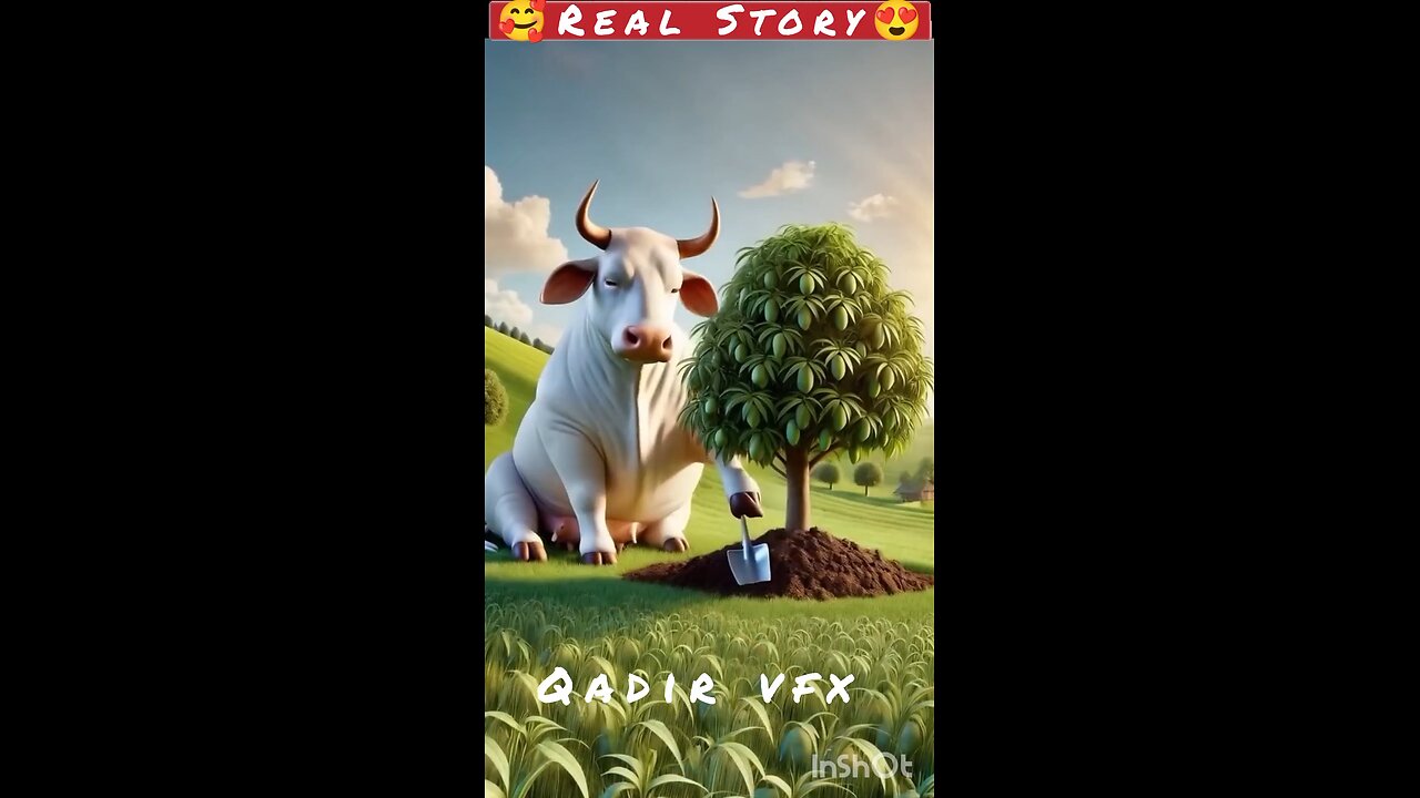 Beautiful story of a hardworking cow 🐄 and a bastard monkey 🐒 #shorts #youtubeshorts #ytshorts