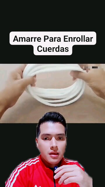 Amarre para enrrollar cuerdas