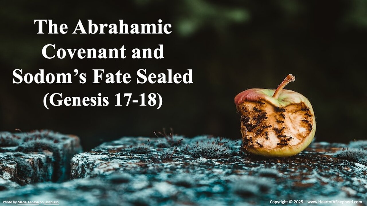 The Abrahamic Covenant and Sodom’s Fate Sealed (Genesis 17-18) - from www.HeartofAShepherd.com.