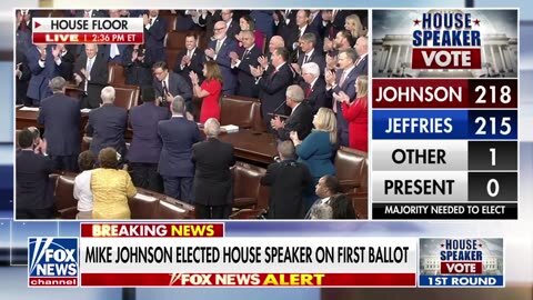 BREAKING: Mike Johnson re-elected House speaker in close vote