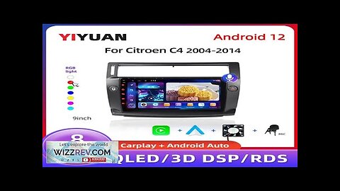 Android 12 AI Voice 8Core Wireless CarPlay Android Auto Radio for Citroen Review