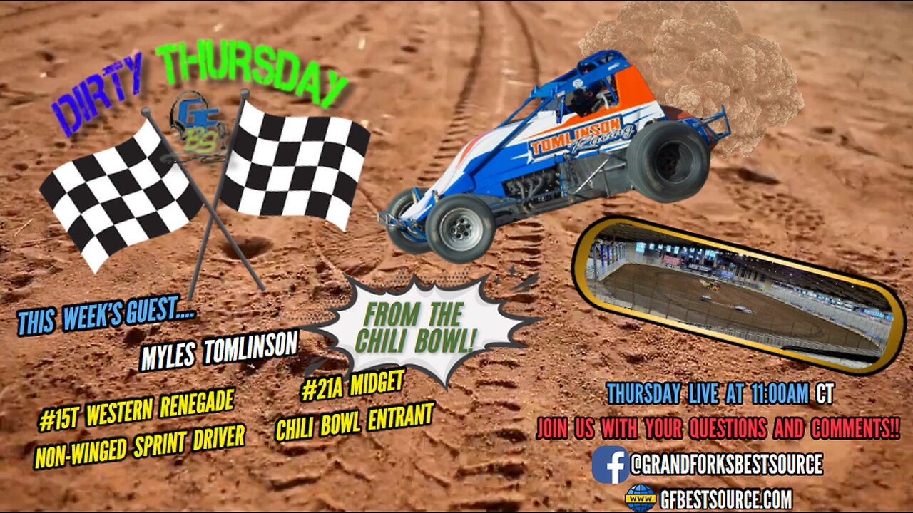 Dirty Thursday - with Non-Winged Sprint #15T & Chili Bowl Midget #21A, Myles Tomlinson