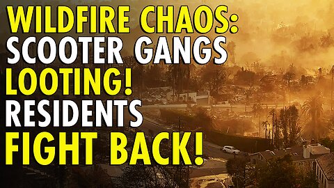 LA fires: Gang of 100 people on scooters are looting buildings in 'Wild West' evacuated areas