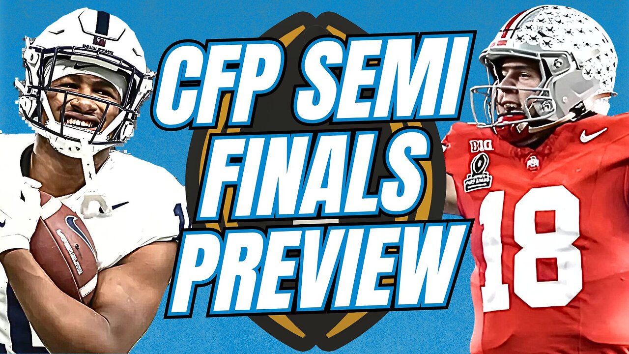 CFP Semi Finals Previews | Underrated Big Ten Transfer Portal Additions | Portal Rumors