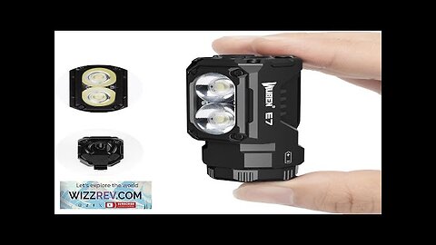 WUBEN E7 1800 Lumen Rechargeable Mini Flashlight with Magnet Super Bright Review