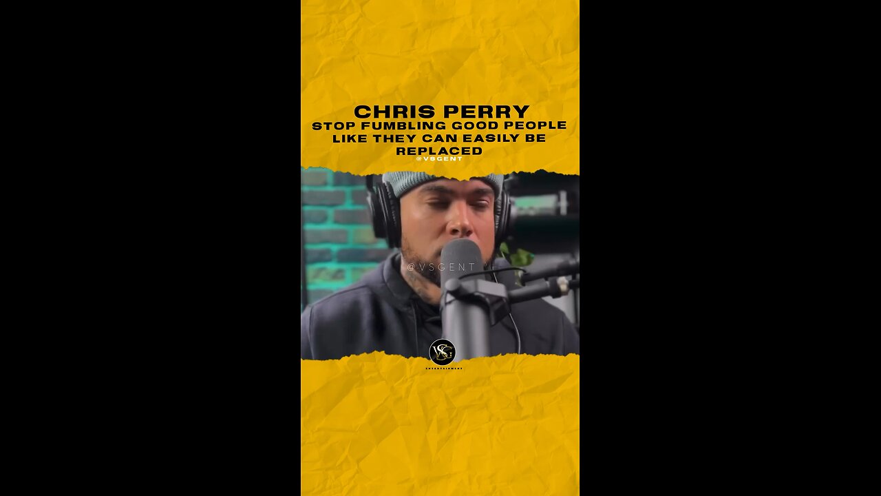 #chrisperry Stop fumbling good people like they can be easily replaced