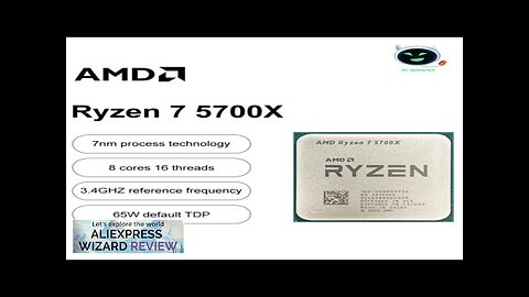 AMD New Ryzen 7 5700X R7 5700X 3.4GHz 8 Core 16 Thread Review