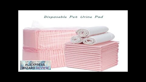 Disposable Pet Urine Pad Dog Thickened Diaper Deodorant Dog Urine Pad pet Review