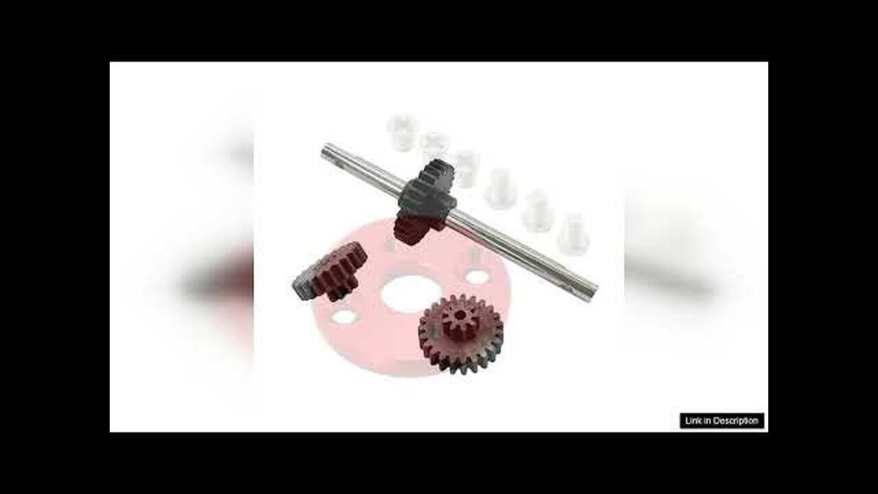 Upgraded Metal Parts Set 370 Motor Conversion Seat Gearbox Gear Kit Review