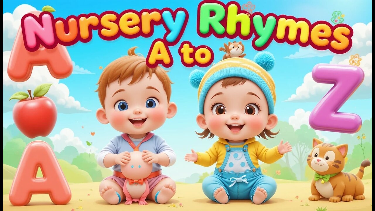 A to Z Baby Nursery Rhyme | Fun Alphabet Song for Kids | Learn ABC with Cute Animations