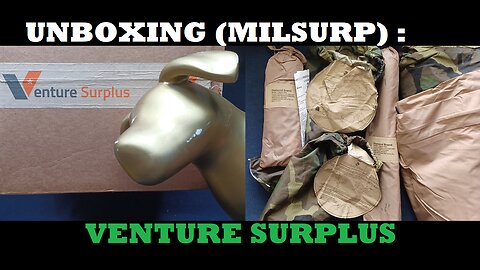 UNBOXING 211: Venture Surplus. USMC 2 Person Combat Tent, Woodland