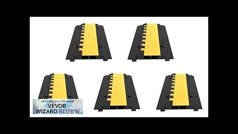 VEVOR 5 Pack Rubber Cable Protector Ramp 2 Channel Heavy Duty 66000 Review