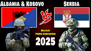 Albania & Kosovo vs Serbia Military Power Comparison 2025 | Serbia vs Kosovo Albania Military Power