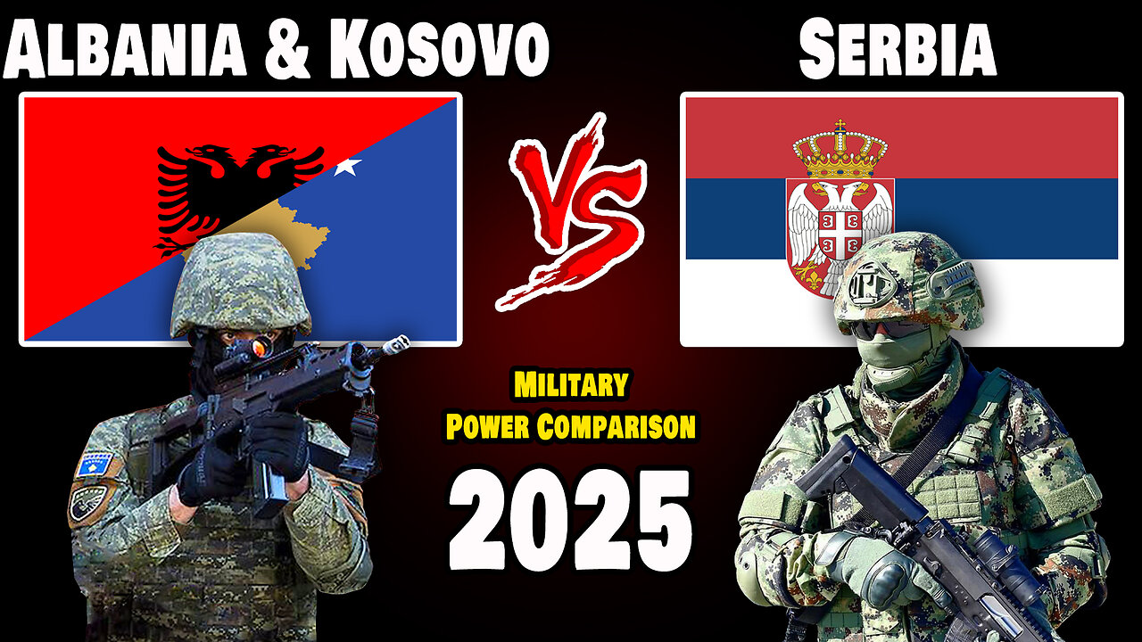 Albania & Kosovo vs Serbia Military Power Comparison 2025 | Serbia vs Kosovo Albania Military Power