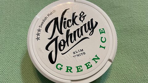 Nick & Johnny Green Ice Snus Review