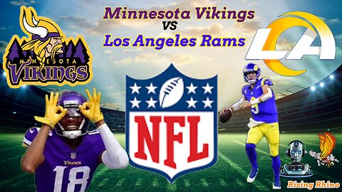 Minnesota Vikings Vs Los Angeles Rams NFL Wild Card Weekend with AI Co-Host and Play by Play