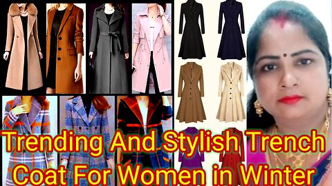 Trending and Stylish Trench Coat For Women