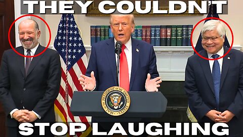 That Moment When Trump Cracked Them Up.