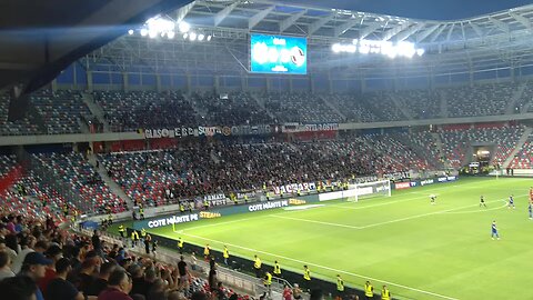 Steaua vs Miercurea Ciuc. Peluza Sud canta “Haide Steaua, Campioana...”