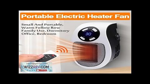 Electric Heater Portable Heater Plug in Wall Room Heating Stove Mini Household Review