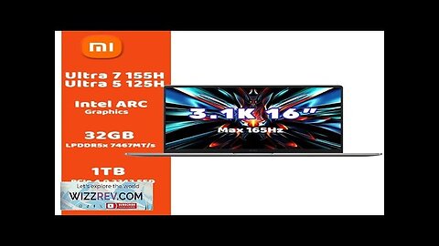 New Xiaomi Redmi Book Pro 16 2024 Laptop Intel Core Ultra 7 Review