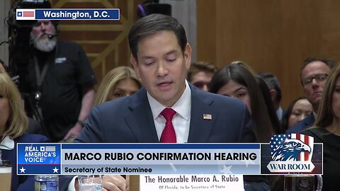 "WarRoom Covers SOS Nominee Marco Rubio’s Confirmation Hearing"