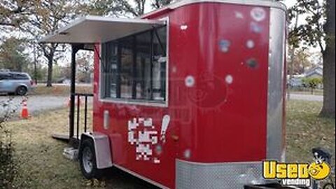 2016 6' x 14' Cargo Craft Barbecue Food Trailer | Food Concession Trailer for Sale in Missouri!