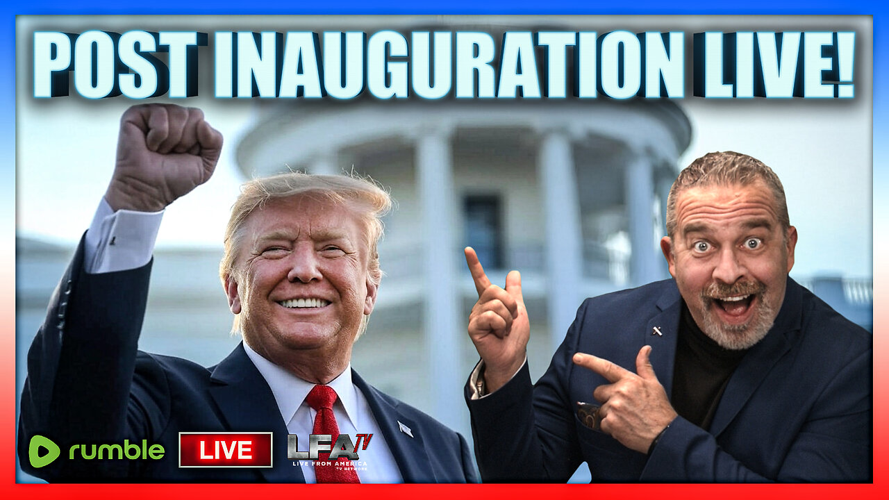 POST INAUGURATION LIVE! | THE SANTILLI REPORT 1.20.25 4pm