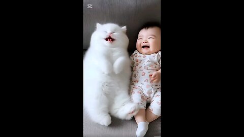 Jacky Chen clipping with cat
