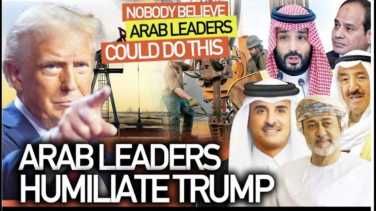 Arab Leaders SHOCK Trump In Major U-TURN After SECRETIVE Meeting In Saudi Arabia!