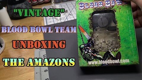 Classic Blood Bowl Amazon Team Unboxing