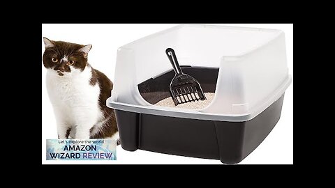 IRIS USA Open Top Cat Litter Tray with Scoop and Scatter Shield Review