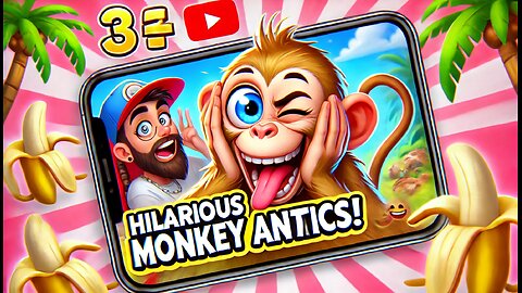 Hilarious & Naughty Moments of a Funny Monkey