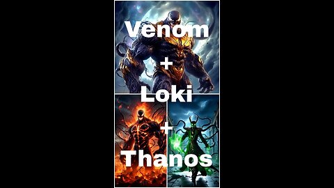 Unbelievable mind-blowing fusion of Venom + Thanos + Loki