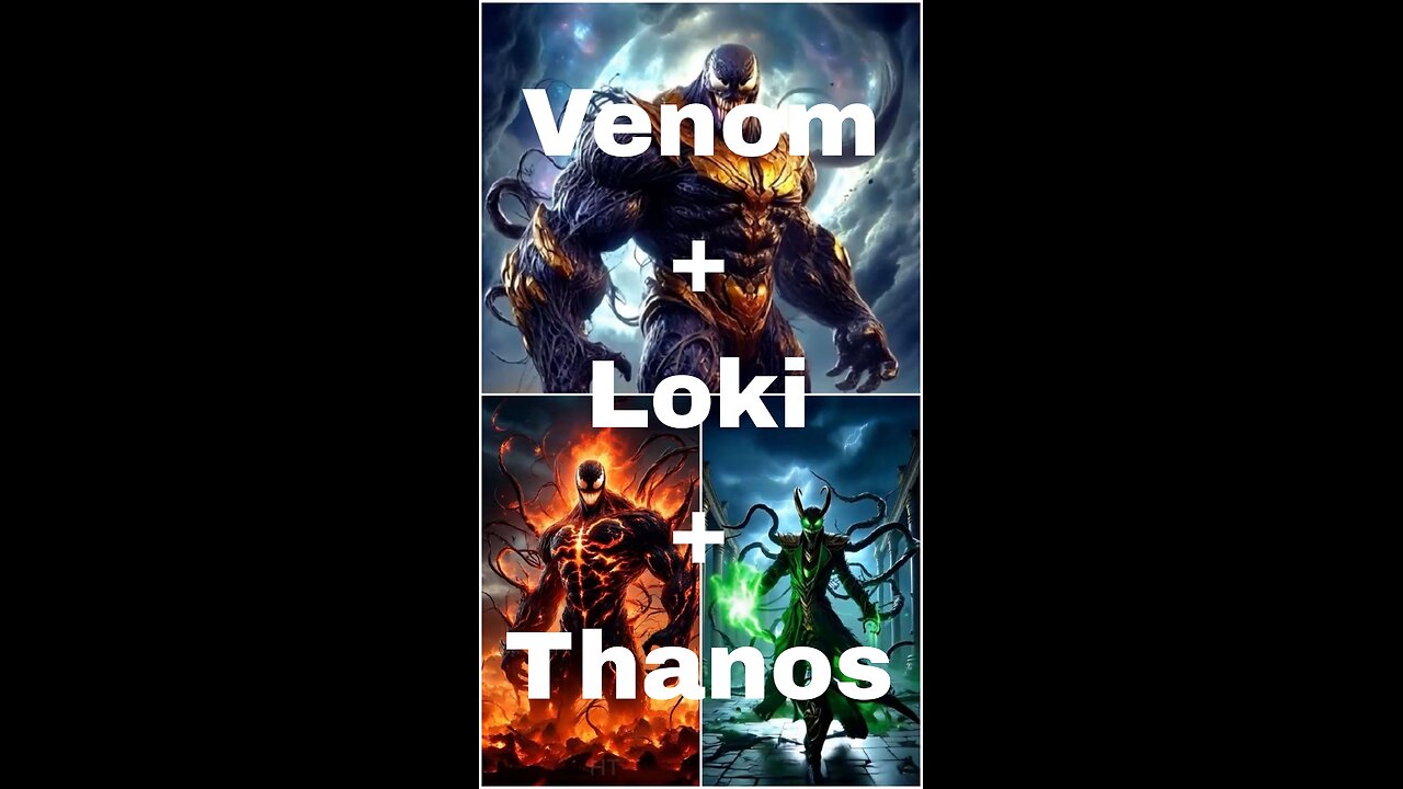 Unbelievable mind-blowing fusion of Venom + Thanos + Loki