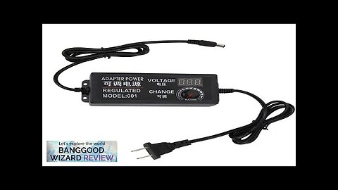 3-24V 3A 72W High Power Adjustable Power Supply Regulating Voltage And Speed Review