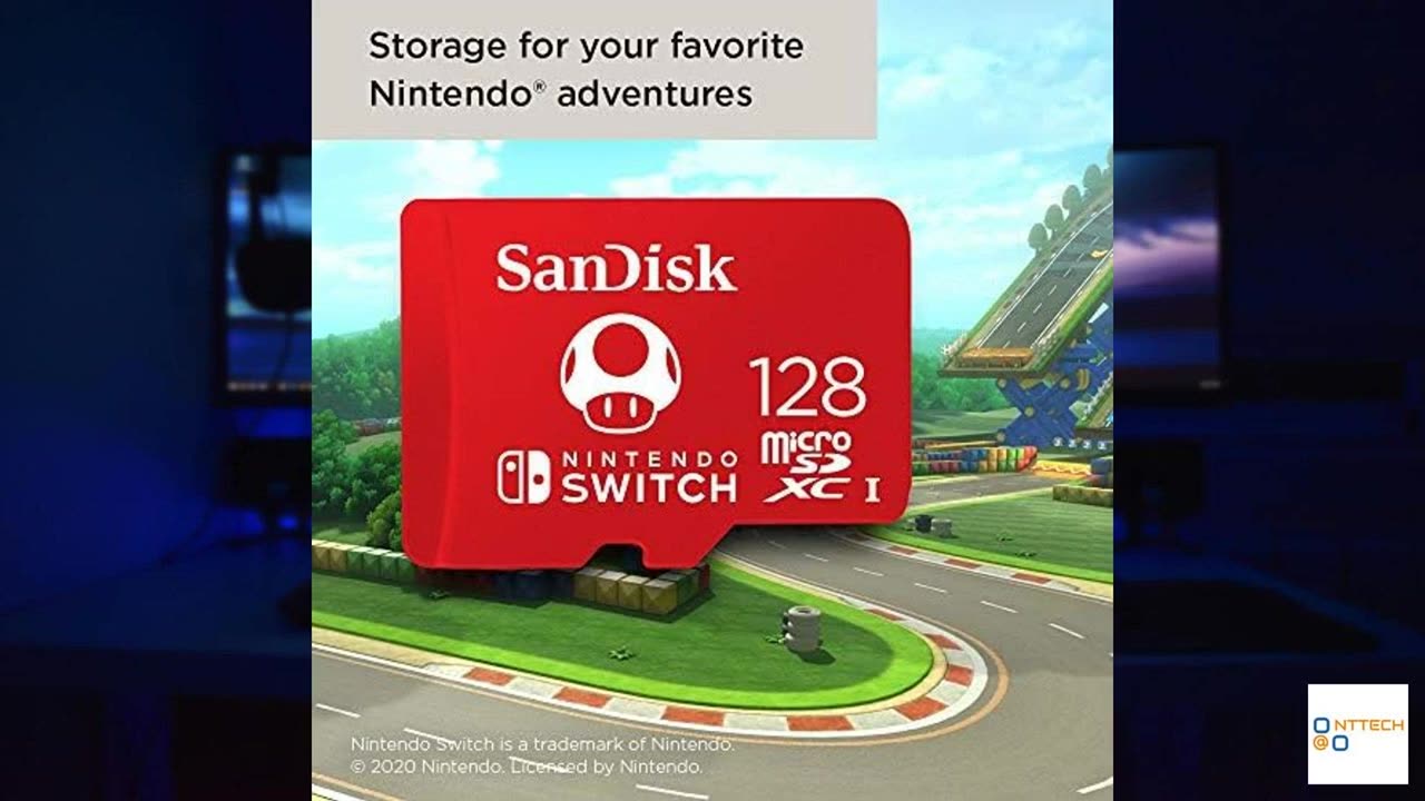 SanDisk 128GB microSDXC Card, Licensed for Nintendo Switch - SDSQXAO-128G-GNCZN