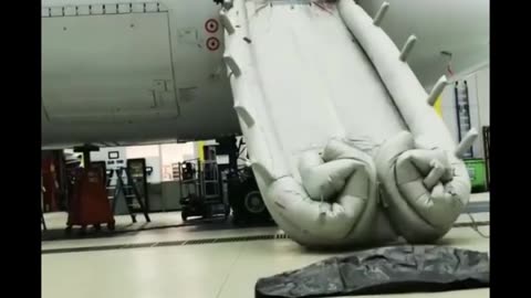 Watch Funny #Boeing #B777 200 Emergency Escape Slide #Flying #Aviation #AeroArduino